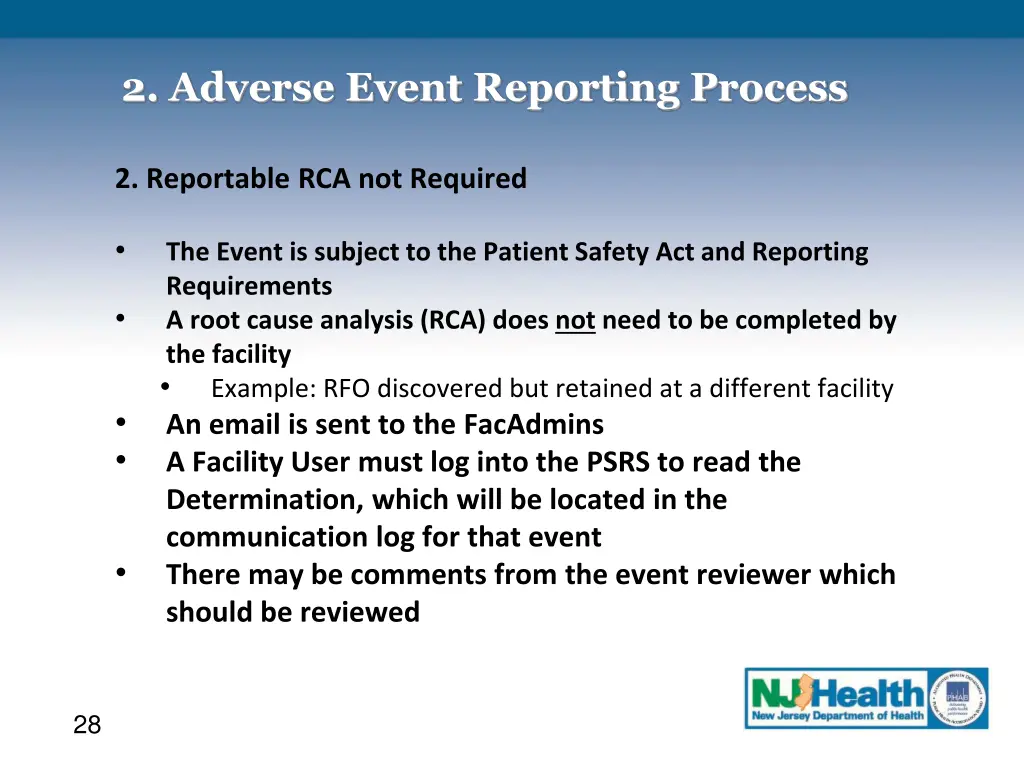 2 adverse event reporting process 15