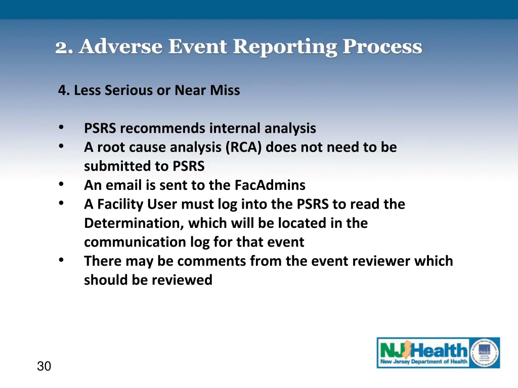 2 adverse event reporting process 17