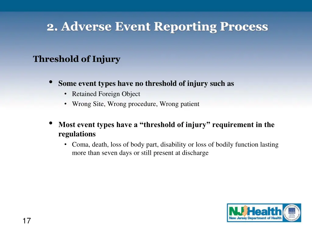 2 adverse event reporting process 4