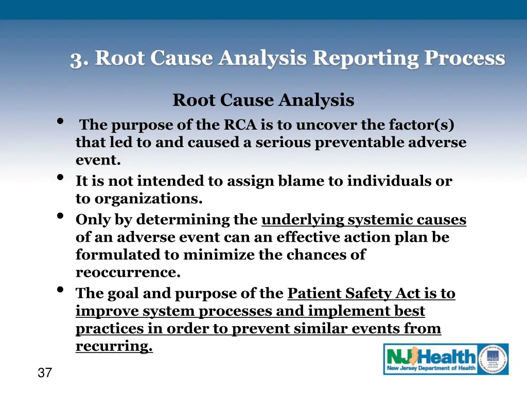 3 root cause analysis reporting process 1