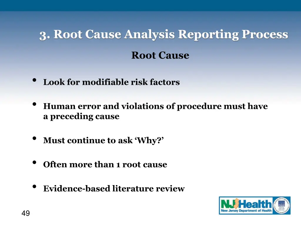 3 root cause analysis reporting process 13