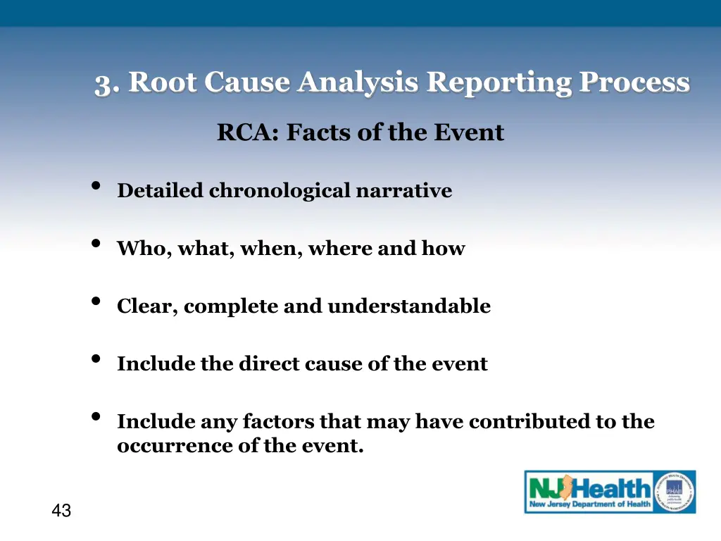 3 root cause analysis reporting process 7