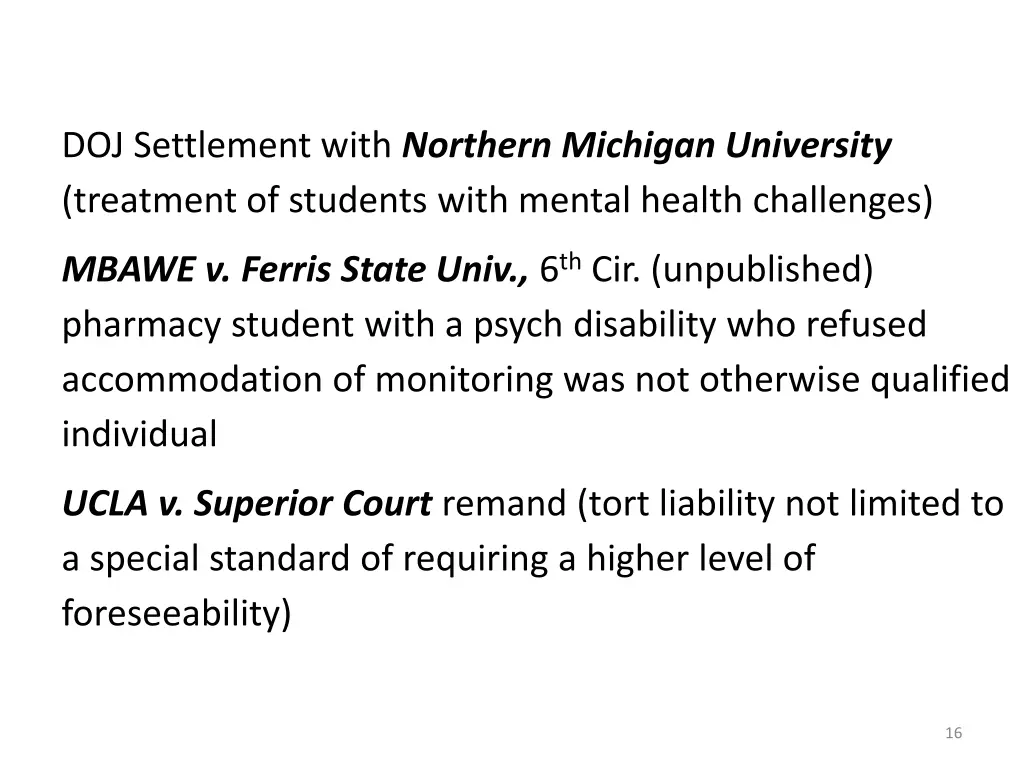 doj settlement with northern michigan university