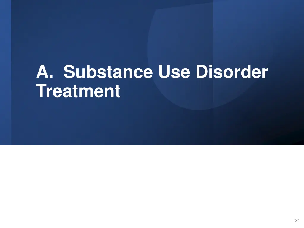 a substance use disorder treatment 1