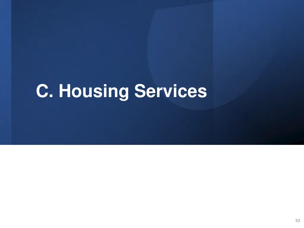 c housing services