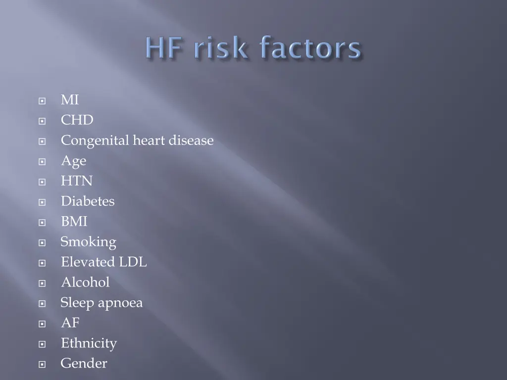 mi chd congenital heart disease age htn diabetes