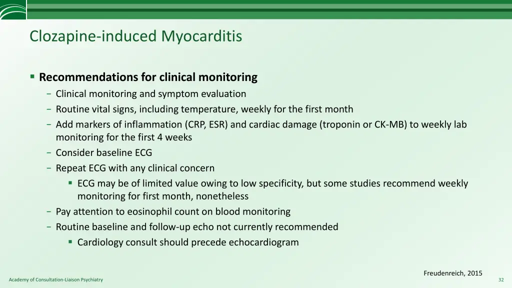 clozapine induced myocarditis 2