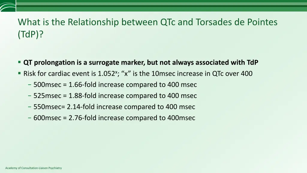 what is the relationship between qtc and torsades