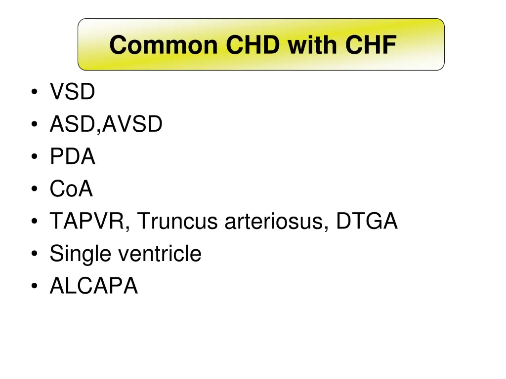 common chd with chf