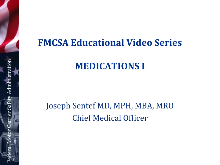 fmcsa educational video series