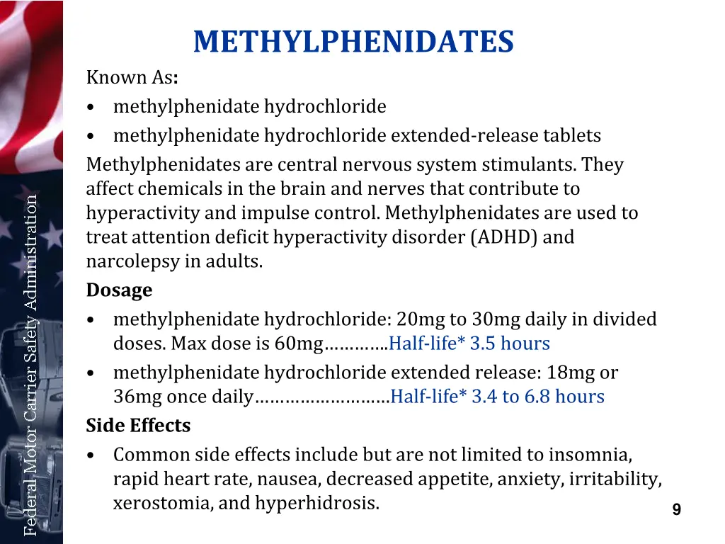 methylphenidates