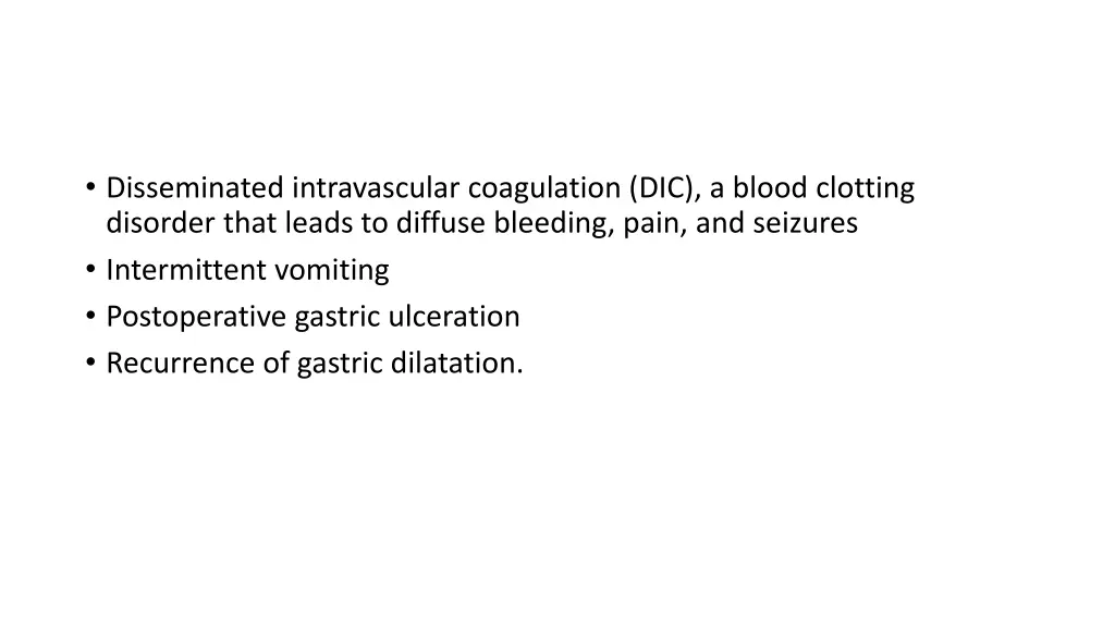 disseminated intravascular coagulation