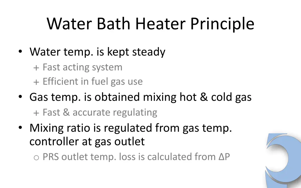 water bath heater principle