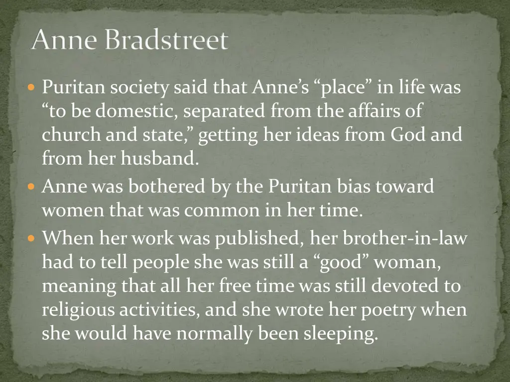 anne bradstreet 1