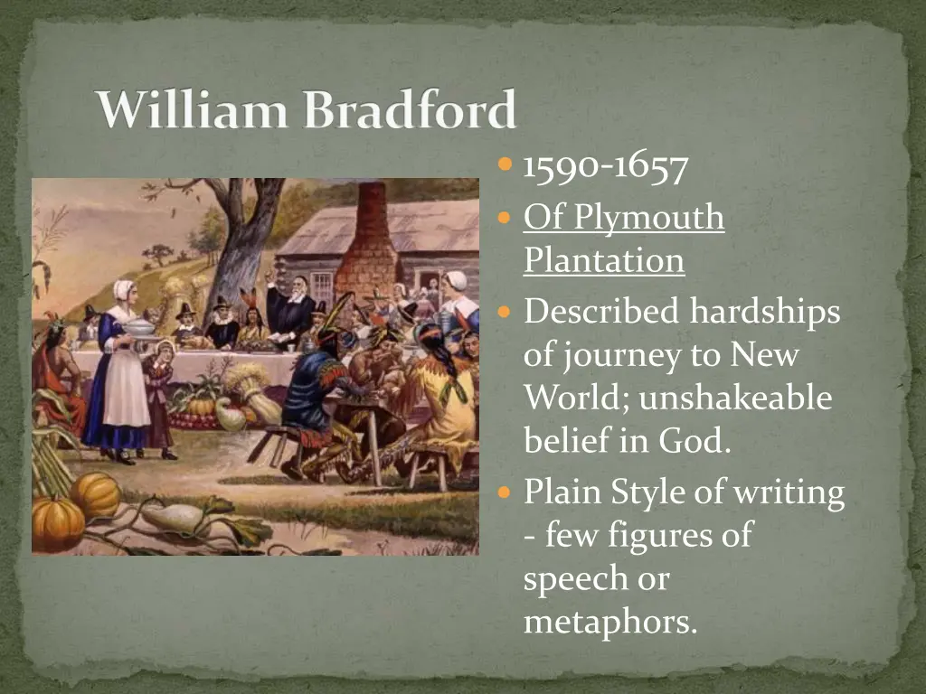 william bradford