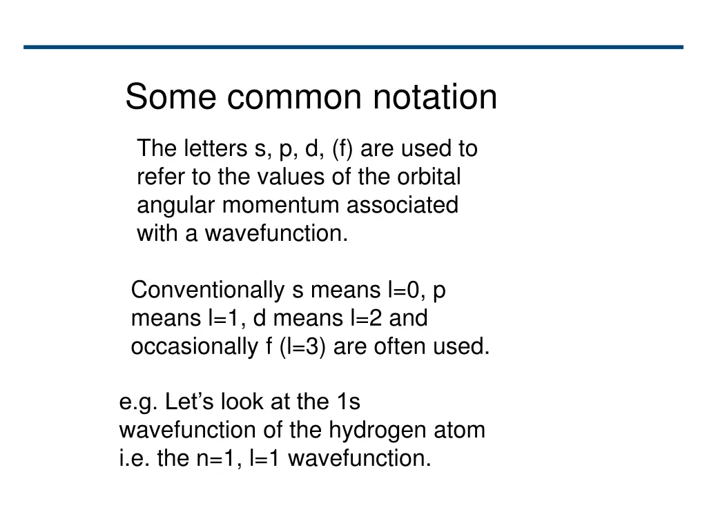 some common notation