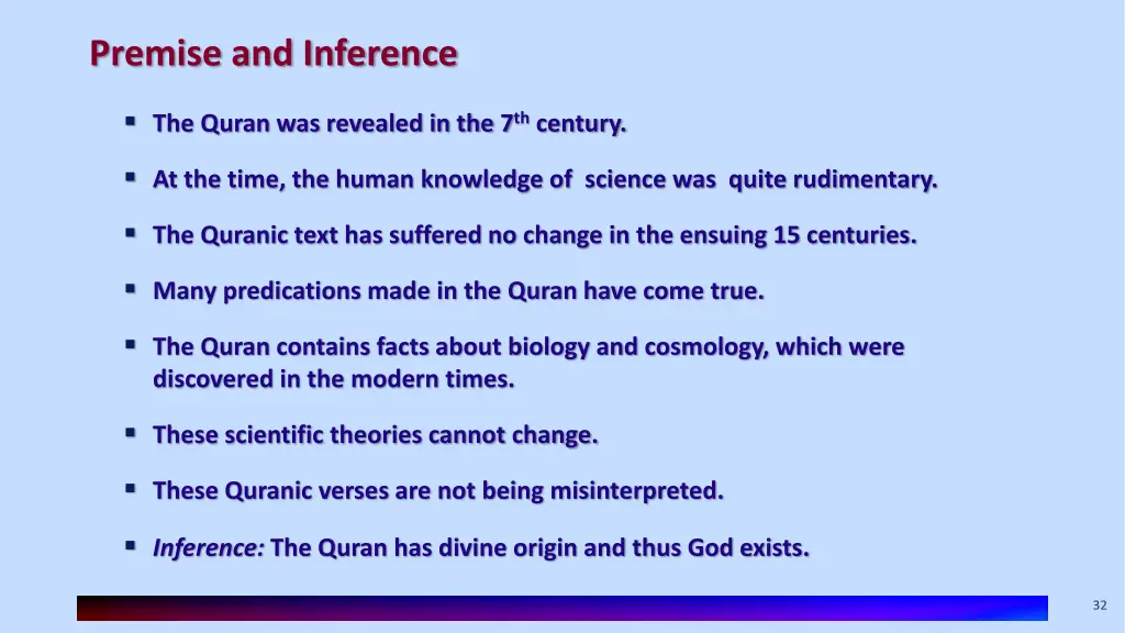 premise and inference