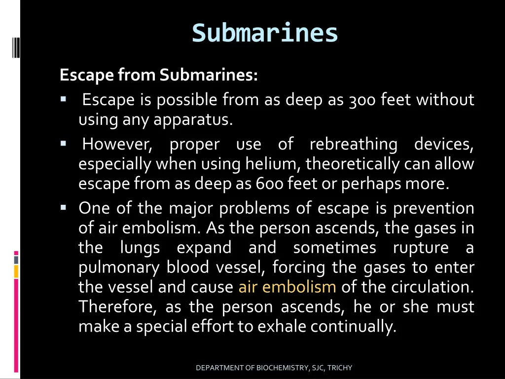 submarines