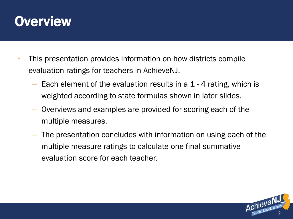 overview overview