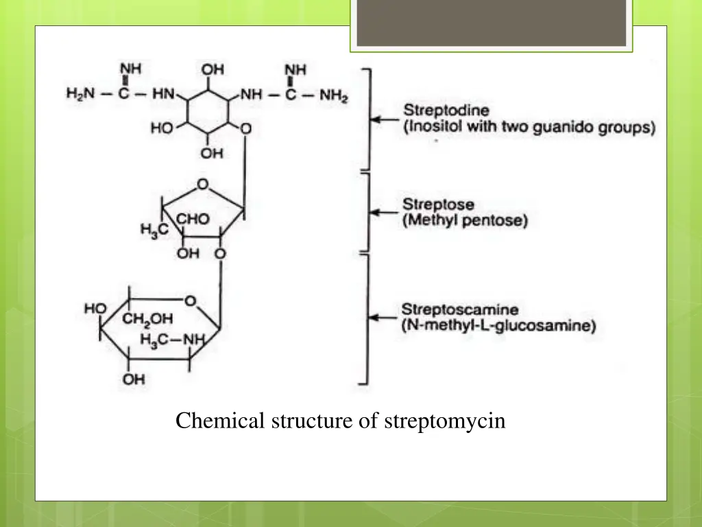 chemical structure of streptomycin