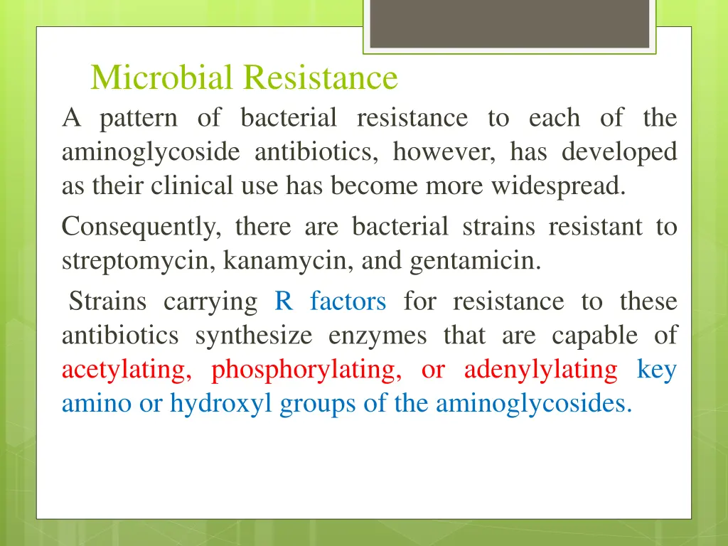 microbial resistance a pattern of bacterial