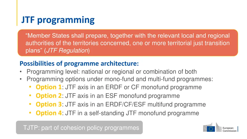 jtf programming