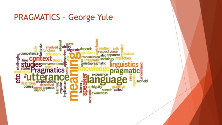 pragmatics george yule