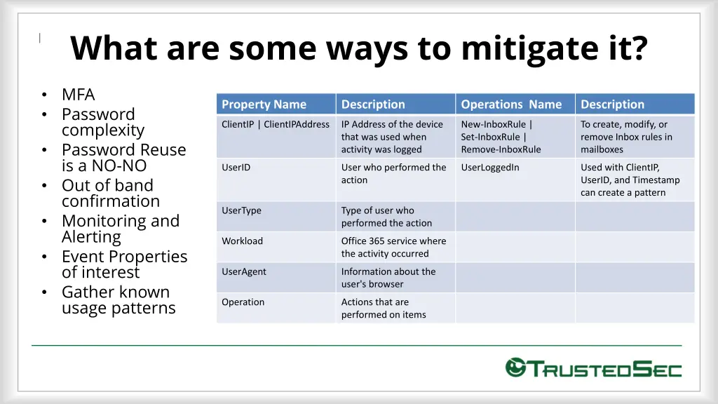 what are some ways to mitigate it