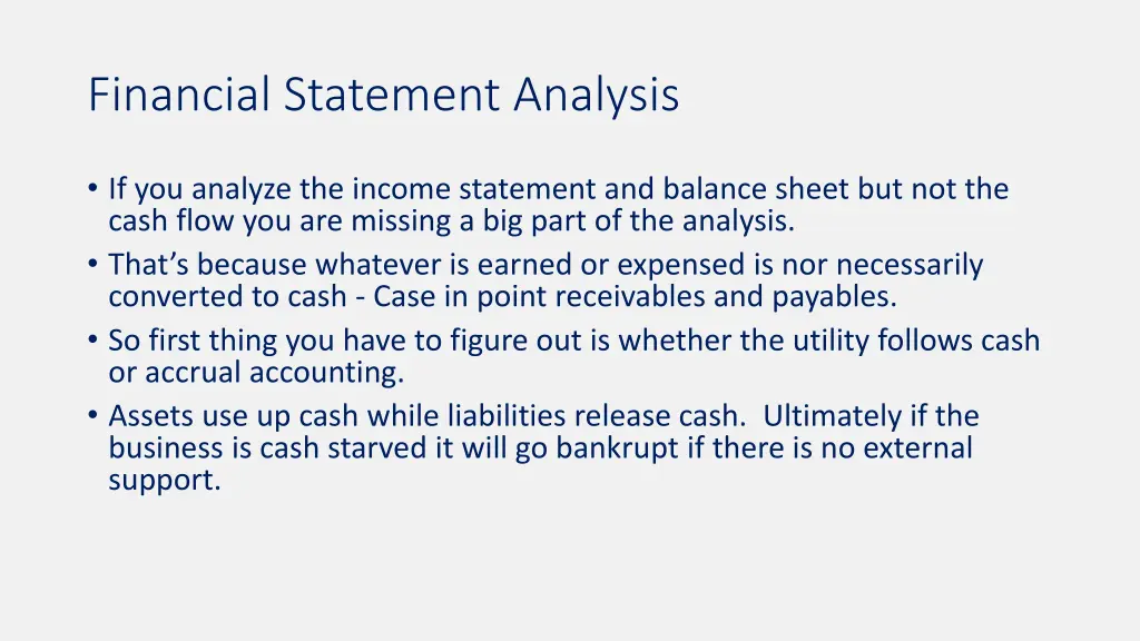 financial statement analysis