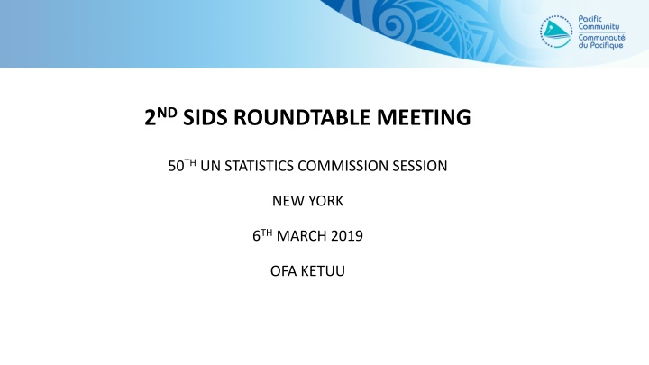 2 nd sids roundtable meeting