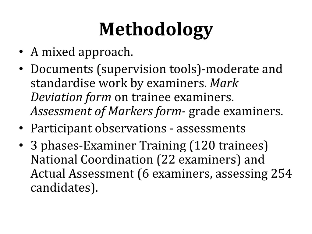 methodology