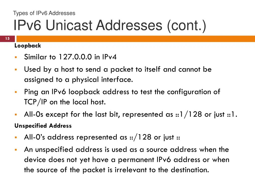 types of ipv6 addresses ipv6 unicast addresses 3