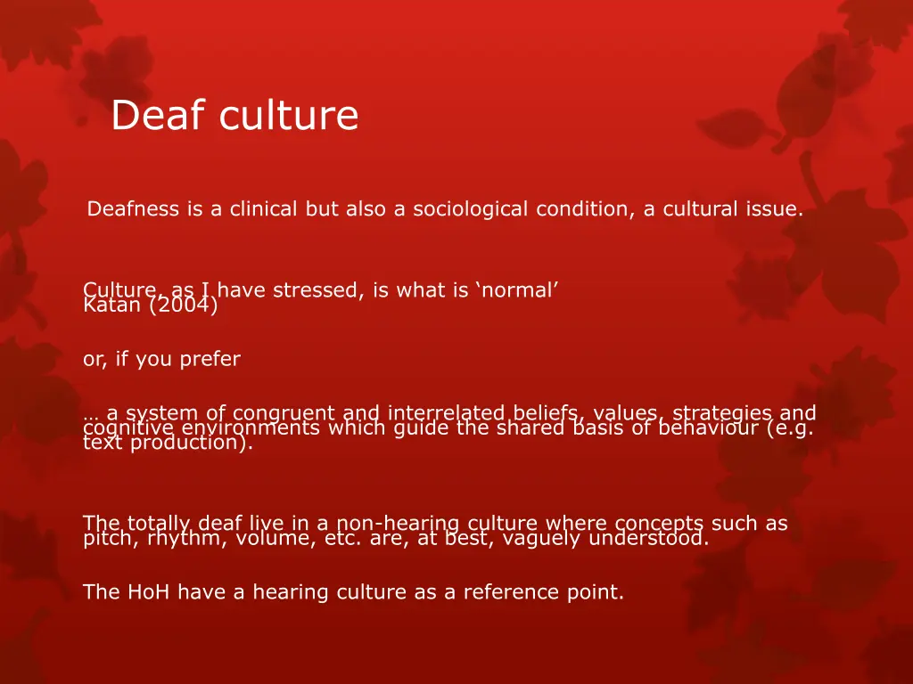 deaf culture