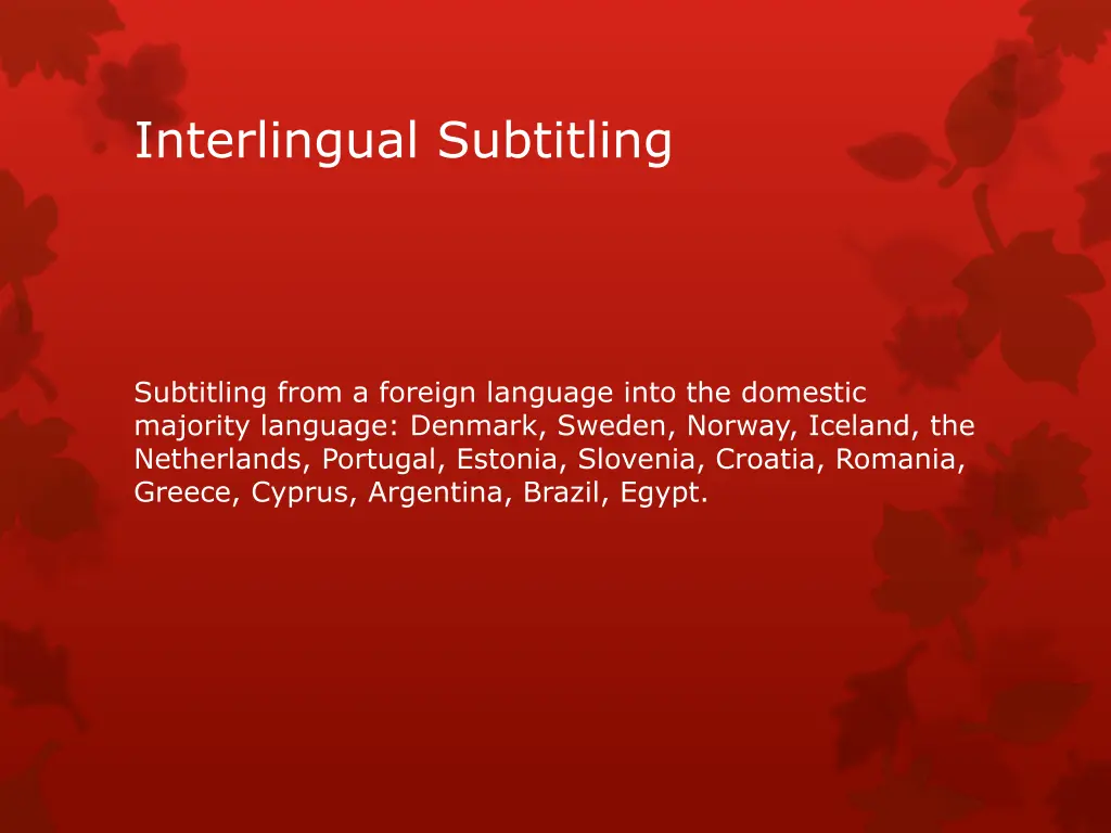 interlingual subtitling