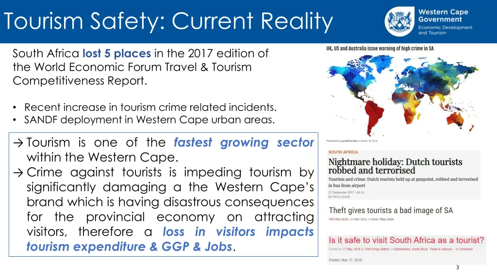 tourism safety current reality