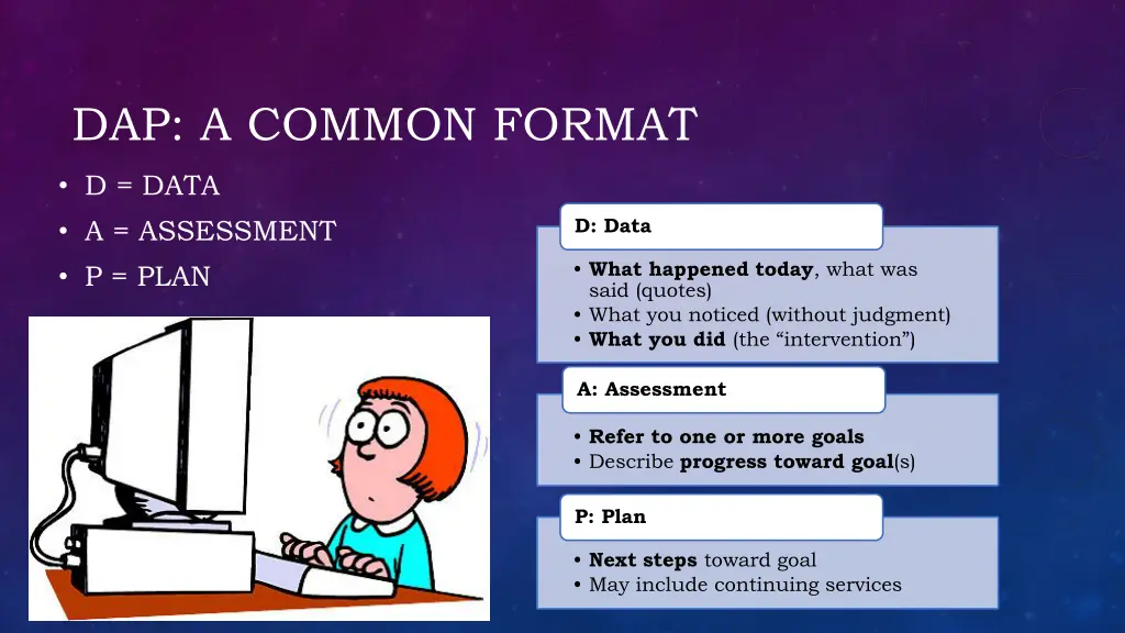 dap a common format