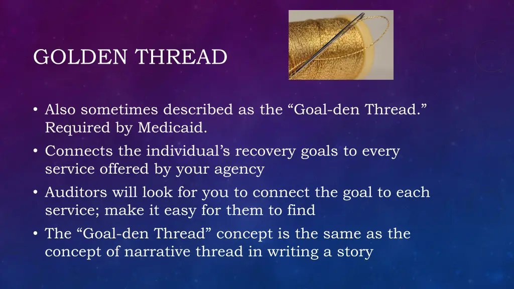 golden thread