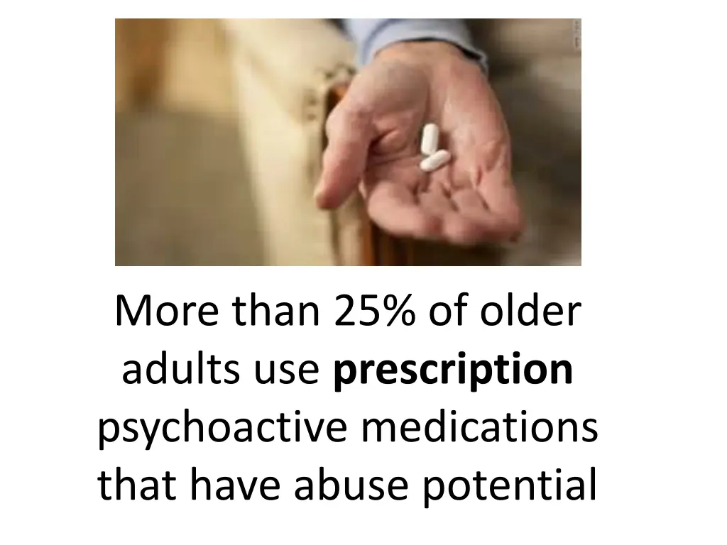 more than 25 of older adults use prescription