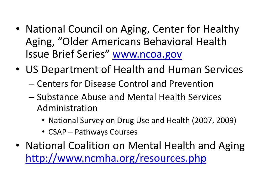 national council on aging center for healthy