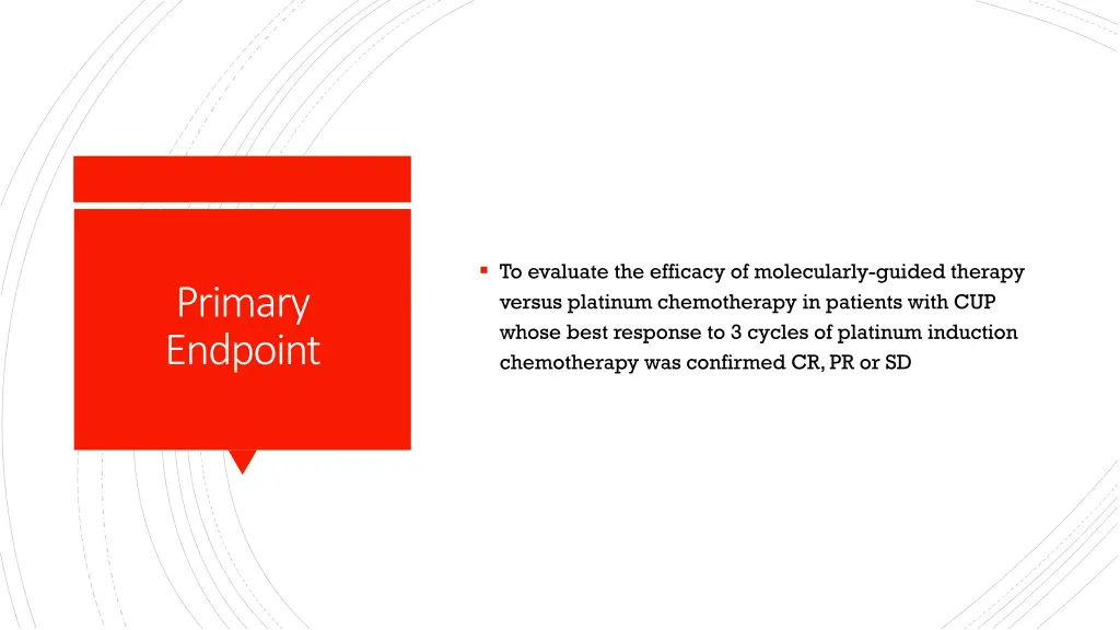 to evaluate the efficacy of molecularly guided