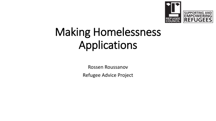 making homelessness making homelessness