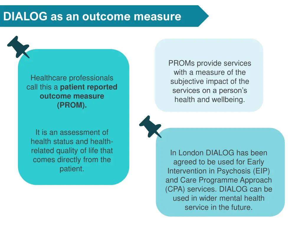 dialog as an outcome measure