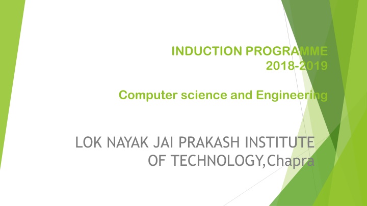 induction programme