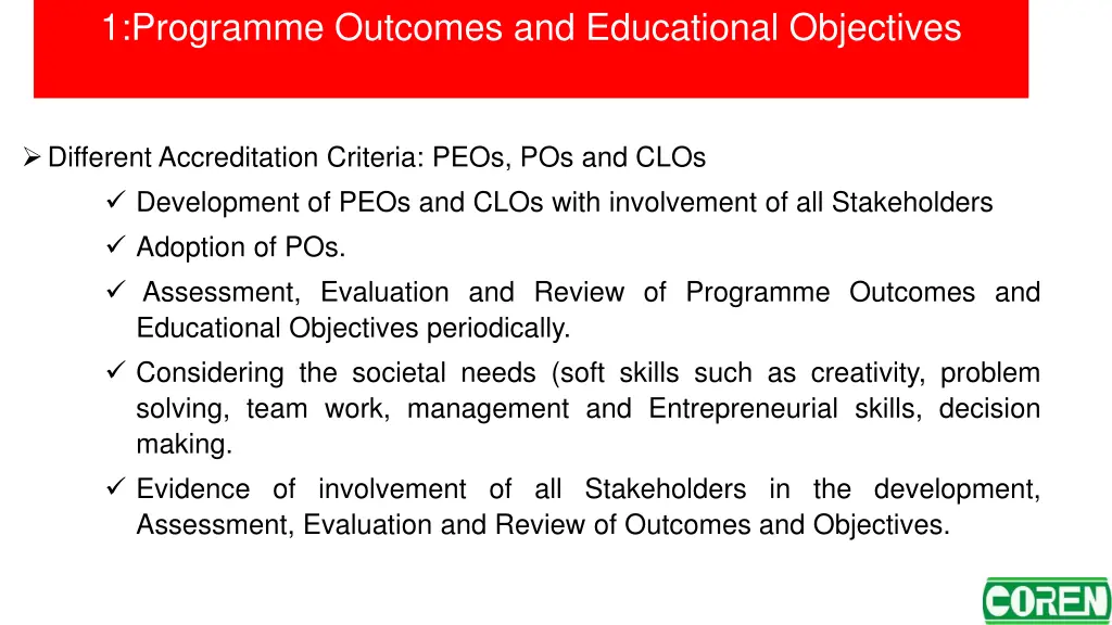 1 programme outcomes and educational objectives