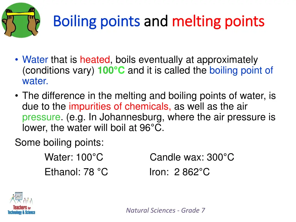 boiling points boiling points and 1