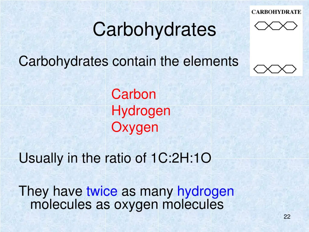 carbohydrates 1