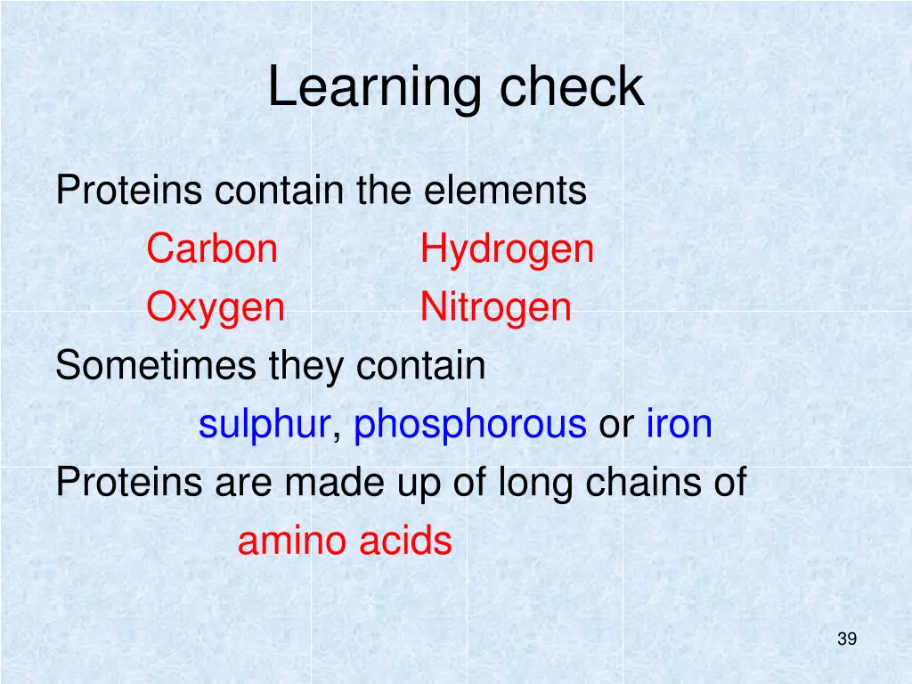 learning check 7