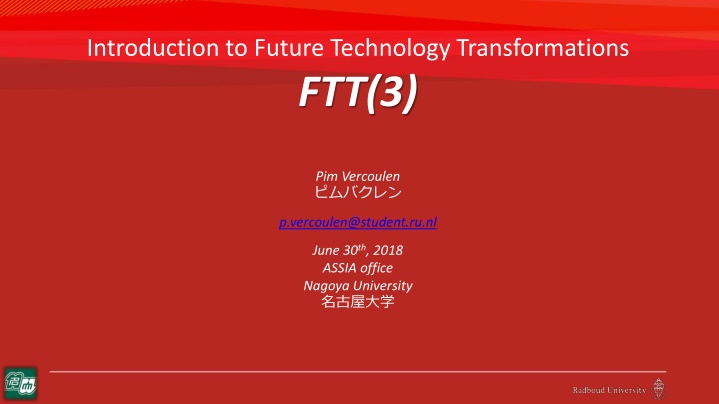 introduction to future technology transformations