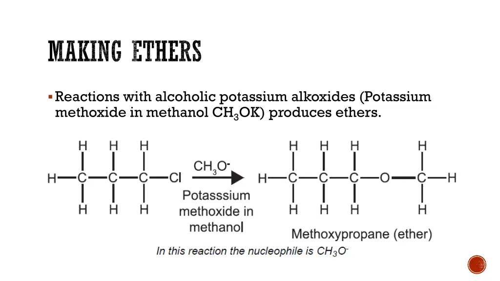 making ethers