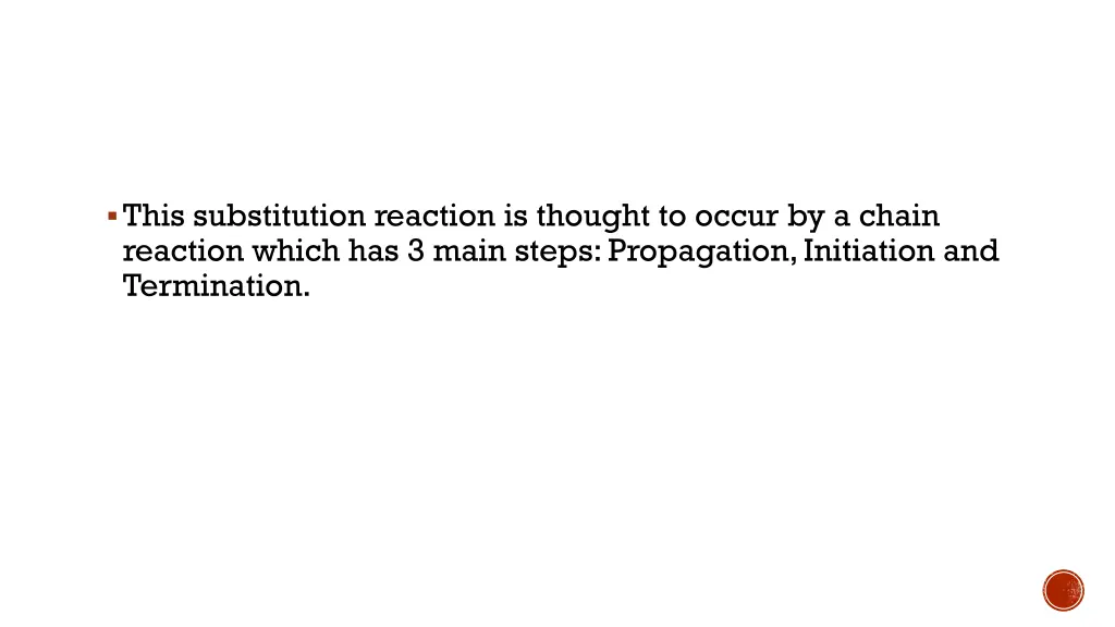 this substitution reaction is thought to occur